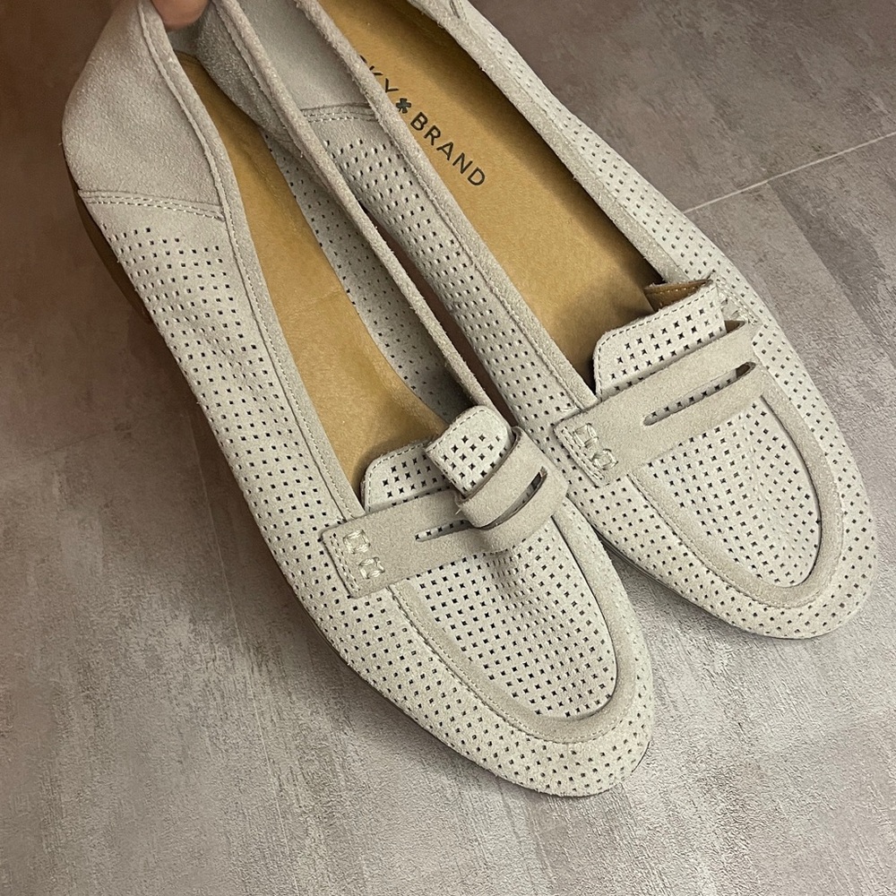 Lucky Brand- Caylan soft suede leather Loafers for Women-size 9.5 - Picture 10 of 14